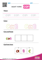 Sight Word "can"